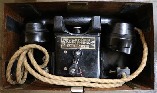 A military field phone